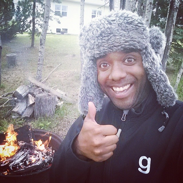 Backyard fire selfie!  Backfelfie!  #selfiegram #allthefilters