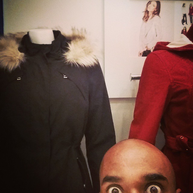Headless mannequin selfie!  Headmanfie!  #selfiegram