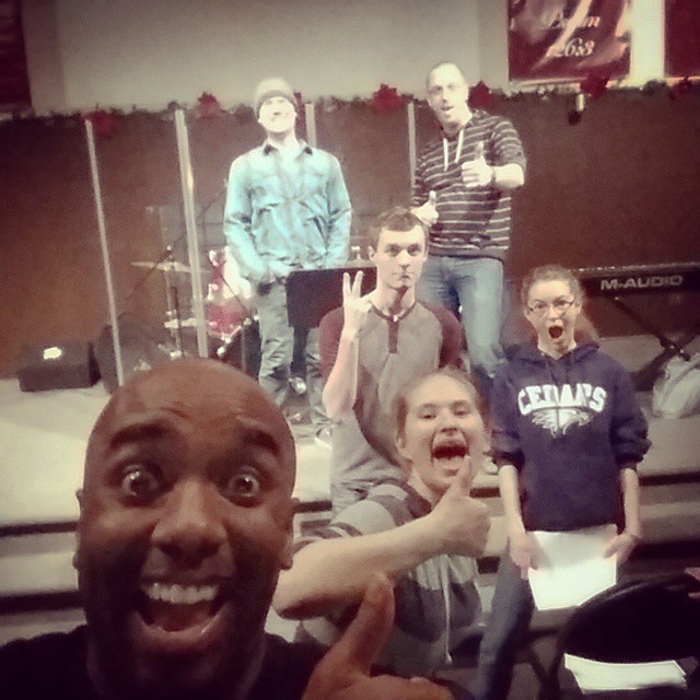 Just made some awesome music with these awesome people (and @derekthejoyce)! Awesomelfie! #selfiegram