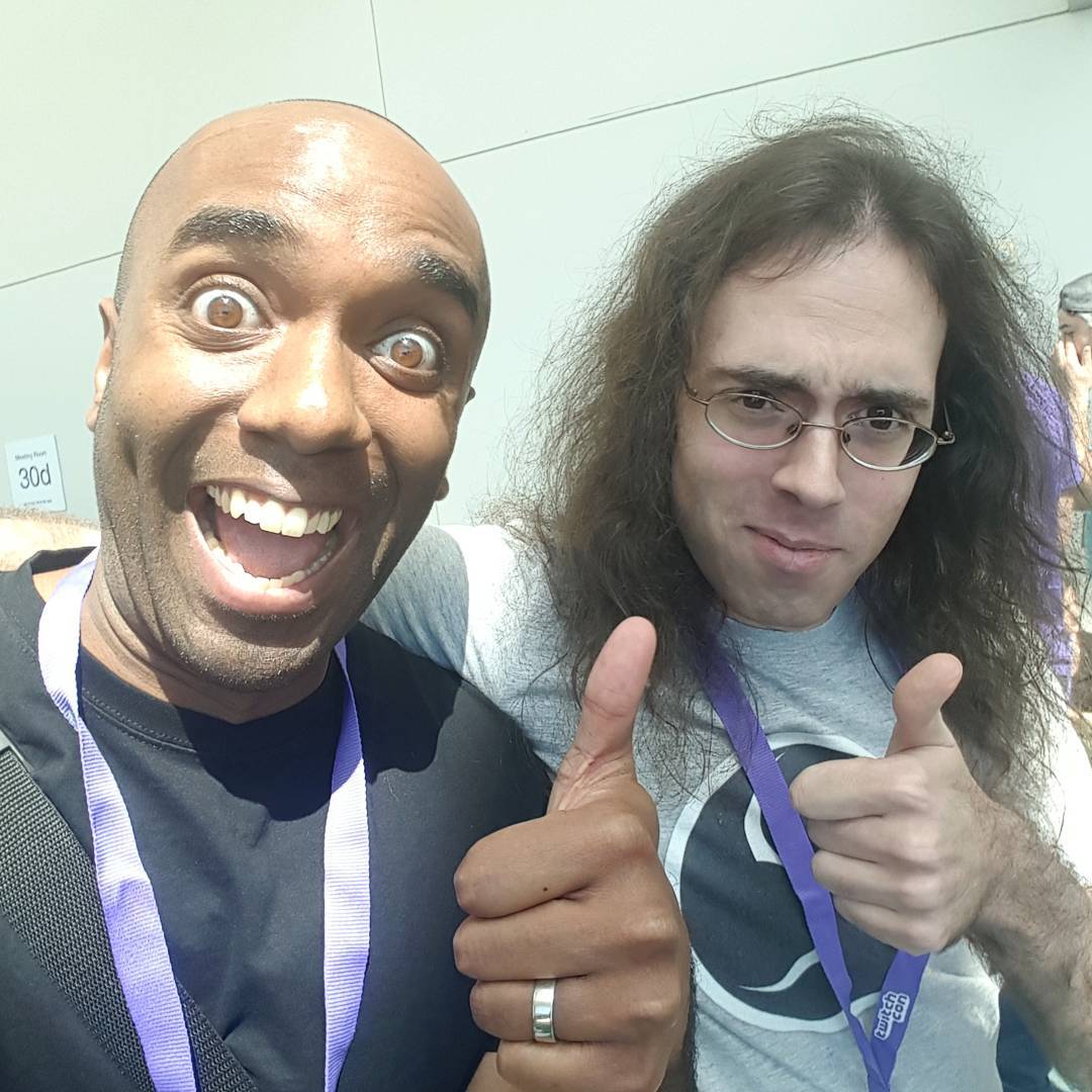 I met Jim from the OBS Project!  #selfiegram #twitchcon