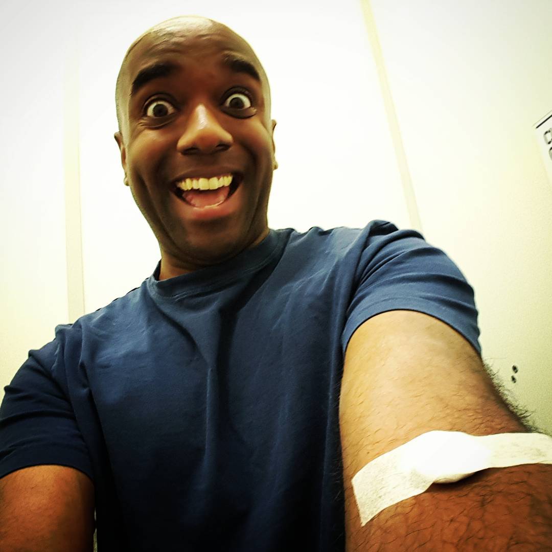 Blood test selfie!  Blotelfie!  #selfiegram #justacheckup #dontworrystillgorgeous